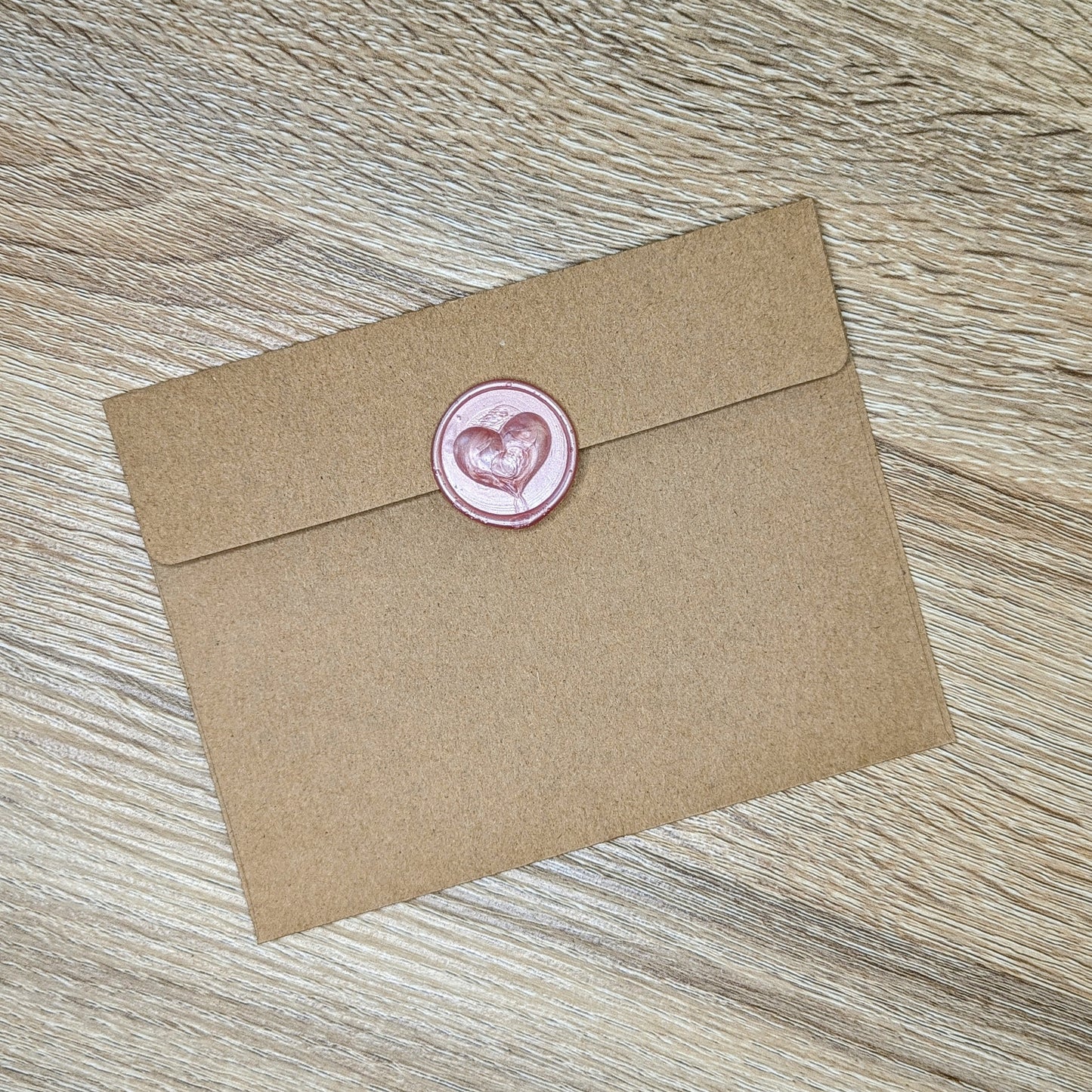 3D Heart Wax Seal Stickers